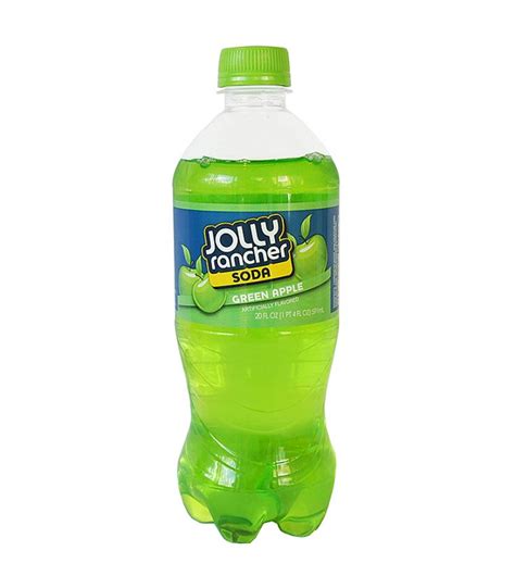 Jolly Rancher Green Apple Soda 20oz (591ml) - American Fizz | Jolly ...