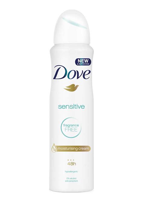 Dove Sensitive 48H Anti-Perspirant Deodorant Spray 150ml - healthybeauty365