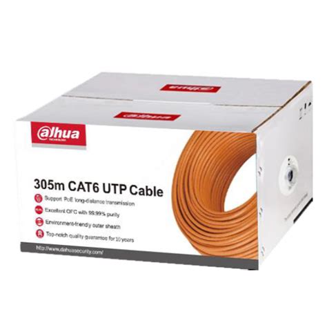 Dahua UTP Cable Cat6, 305m Orange – Hello Computer & Technology ...