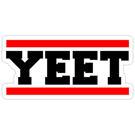 "YEET" Stickers by SamuriFerret | Redbubble