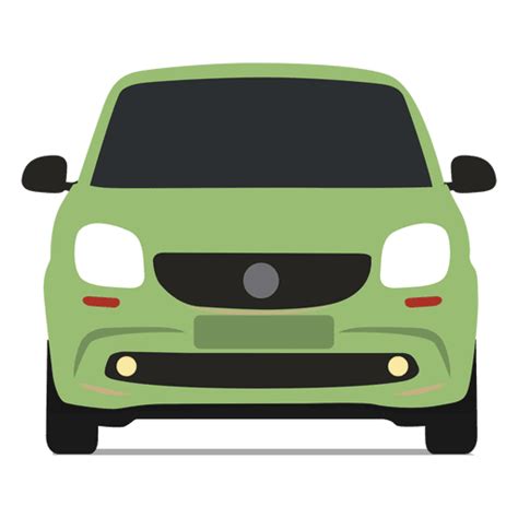 Smart Car Front View PNG & SVG Design For T-Shirts