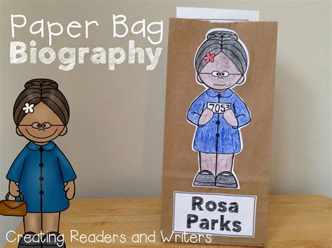 Rosa Parks Book Biography - Rosa parks biography bottle project | Black history month ...