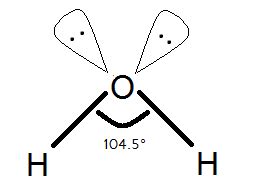 HOH bond angle in H2O is 1045circ and not 109circ 28 class 11 chemistry JEE_Main