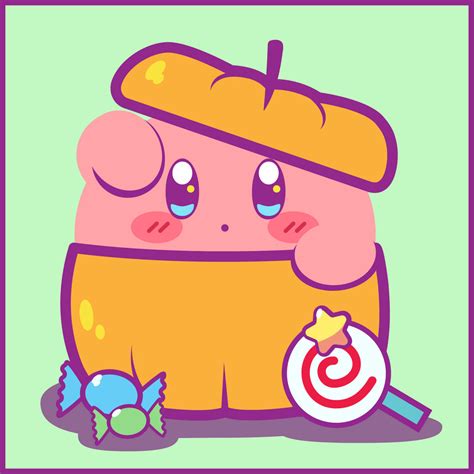 Pumpkin Kirby by PompPup on DeviantArt