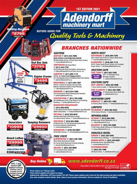 Adendorff Machinery Mart Catalogue - 2021/02/01 - 2021/03/01 | Rabato