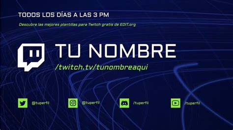 Plantillas de banners de Twitch gratis