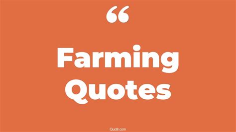 95 Emotional Farming Quotes (farming and farmers, what to say to a farmer, chicken farmer)