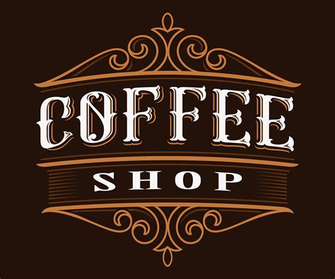 Coffee vintage lettering. 539355 Vector Art at Vecteezy