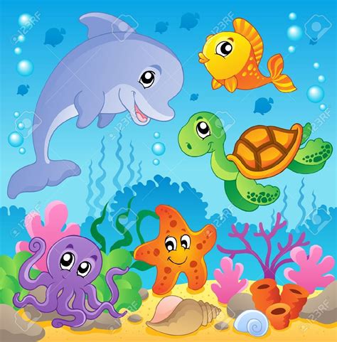 Sea Animals Clipart Free