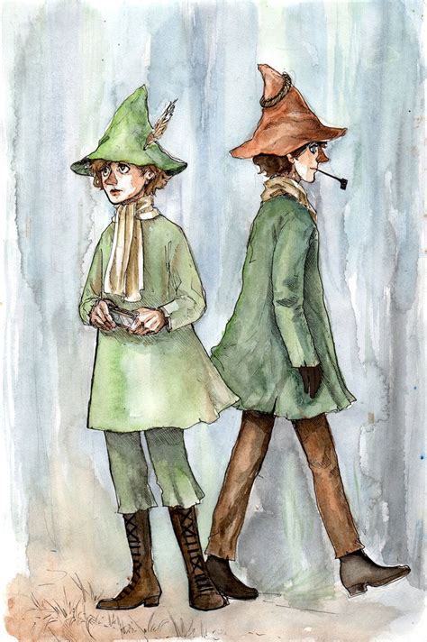 Wow, I really have to come up with a better title Snufkin and Joxter (his father), after a ...