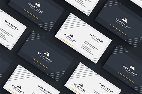 20+ Best Modern Business Card Templates 2020 (Word + PSD) | Design Shack