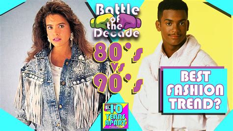 80's vs 90's Best FASHION TREND? Battle of the Decade - YouTube