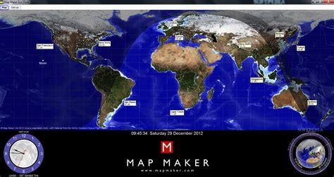 Map Maker Sun Clock 7 - Download, Review, Screenshots