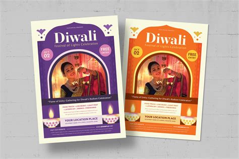 Diwali Flyer Template | Flyer Templates ~ Creative Market