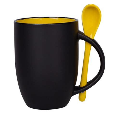 12 oz. Coffee Mug With Spoon | Totally Promotional