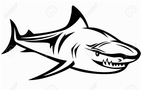 Shark Line Art | Free download on ClipArtMag