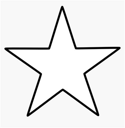 Image Of Black Star Clipart - Star Shape Clipart Black And White, HD Png Download , Transparent ...