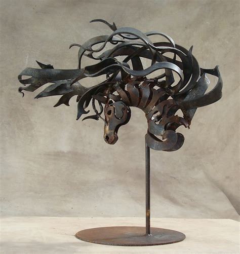 Metal Horse Art Sculpture by Florida Artist Doug Hays