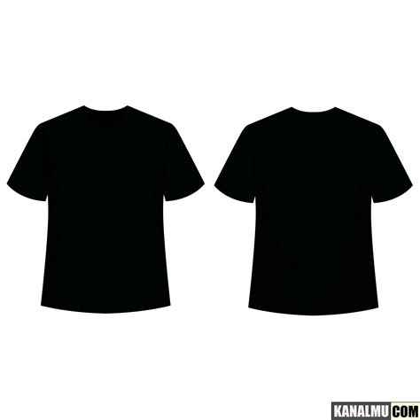 Desain Baju Polos Hitam Png - Desain Baju