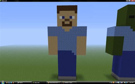 Pics Photos - Minecraft Steve Statue