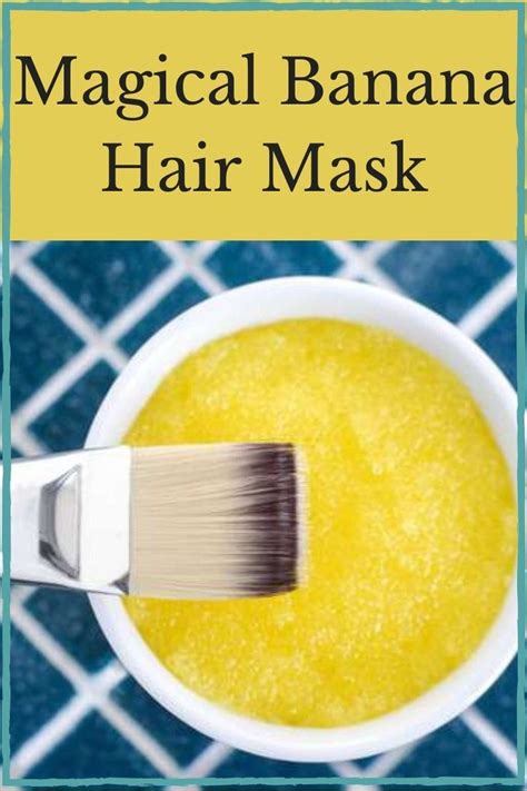 Banana Hair Mask #haircare #hairmask #haircaretips #banana #healthyhair | Banana hair mask ...