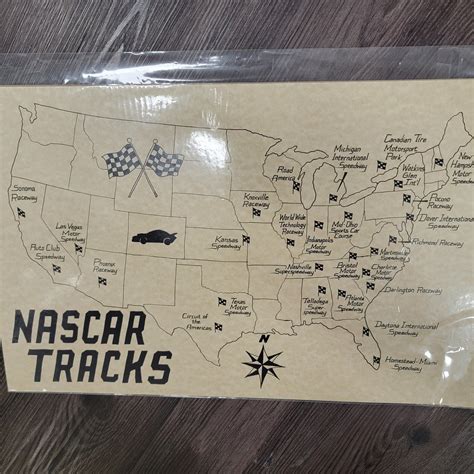 US Nascar Tracks Map – JNJ Gifts and More