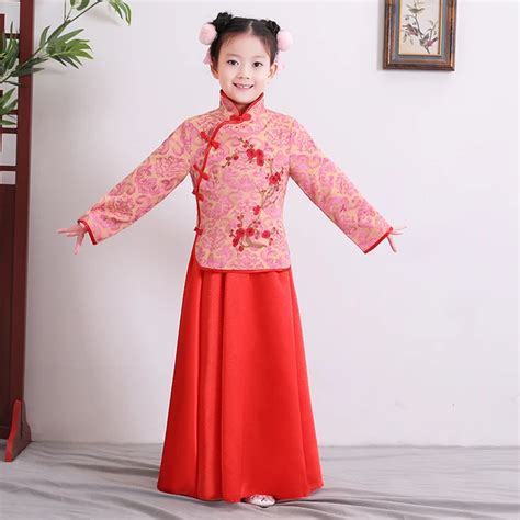 2019 new kids traditional chinese dance costumes children girls chinese ...