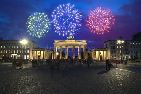 Firework show in Berlin. editorial photography. Image of event - 237788727