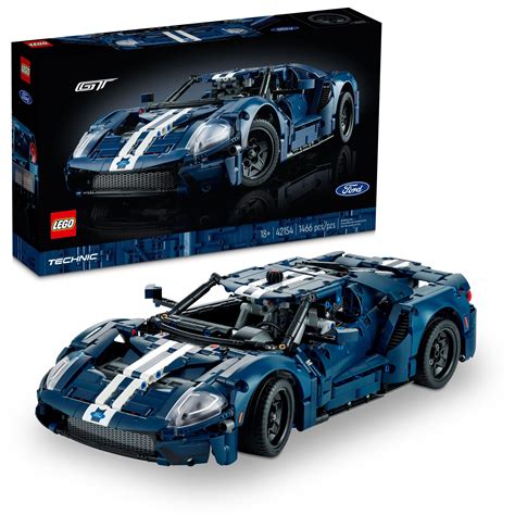 LEGO Technic 2022 Ford GT 42154 Car Model Kit for Adults to Build, 1:12 Scale Supercar ...