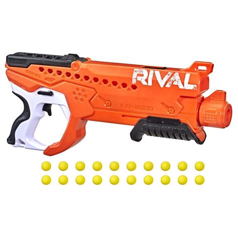 Nerf Rival Curve Shot -- Helix XXI-2000 Blaster -- Fire Rounds to Curve Left, Right, Downward or ...