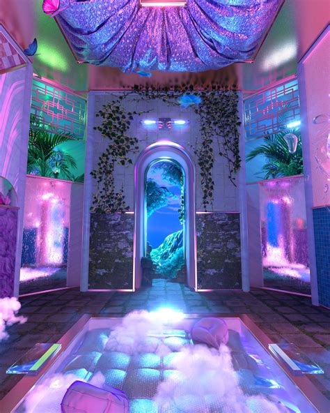 Aesthetic Space, Neon Aesthetic, Aesthetic Room Decor, Nightclub ...