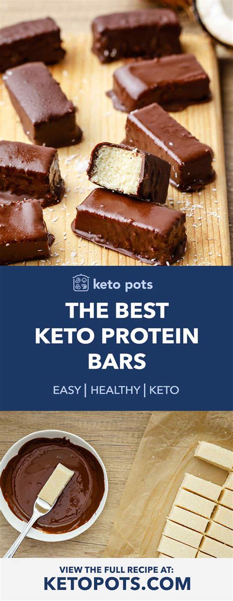 The Best Keto Protein Bars Ever (Save This Recipe) - Keto Pots