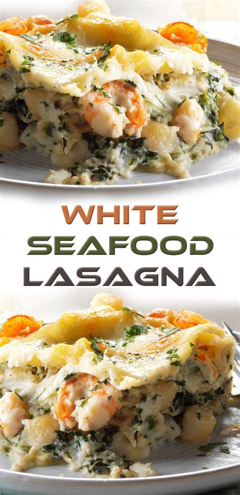 White Seafood Lasagna