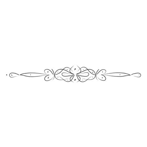 Flower Divider PNG Transparent Images