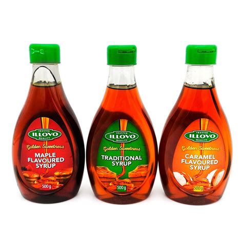 Illovo Syrup - Maple + Caramel + Traditional Flavoured Syrup (3 x 500g) | Shop Today. Get it ...