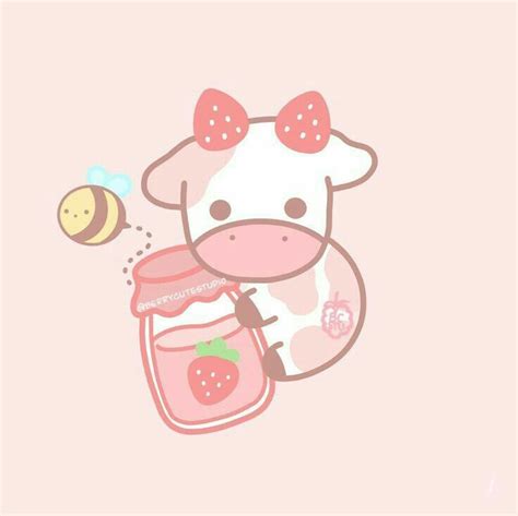 strawberry cow | Cute cartoon drawings, Cute animal drawings kawaii, Cute doodles | Cute doodles ...