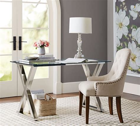 The Perfect Glass Top Desk for Our Home Office | Driven by Decor