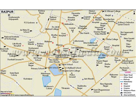 Buy Raipur City Map