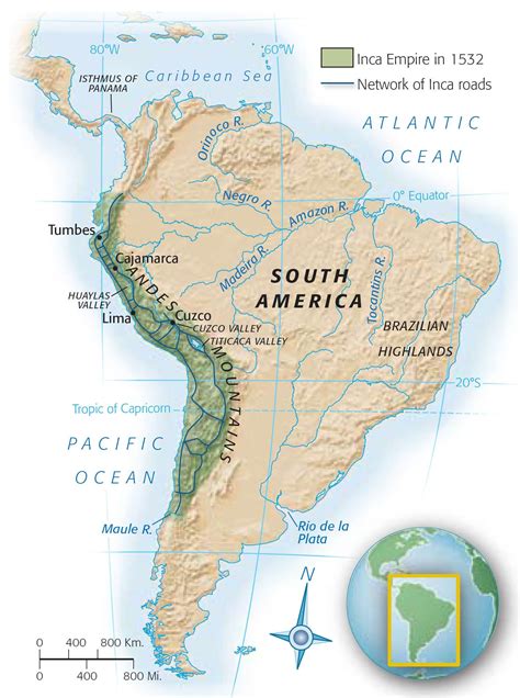 Inca Empire at its territorial peak (1532) [1507 × 2023] : MapPorn