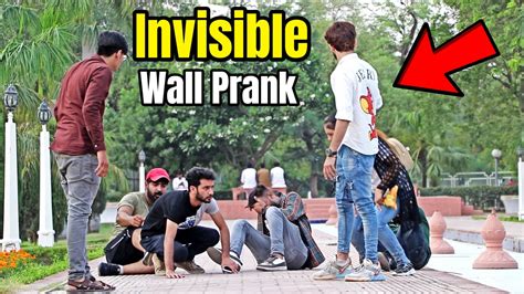 Invisible Wall Prank on Girls | wall, practical joke | Invisible Wall ...