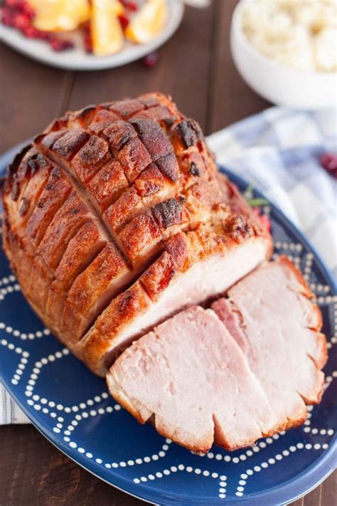 Brown Sugar Ham (Baked Ham Glaze) (Video) - A Spicy Perspective