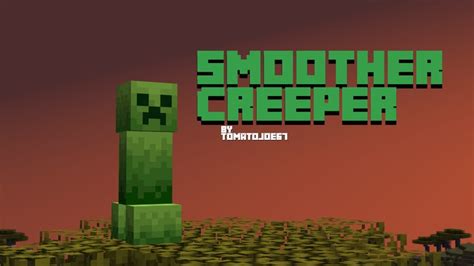 Smoother Creeper Minecraft Texture Pack