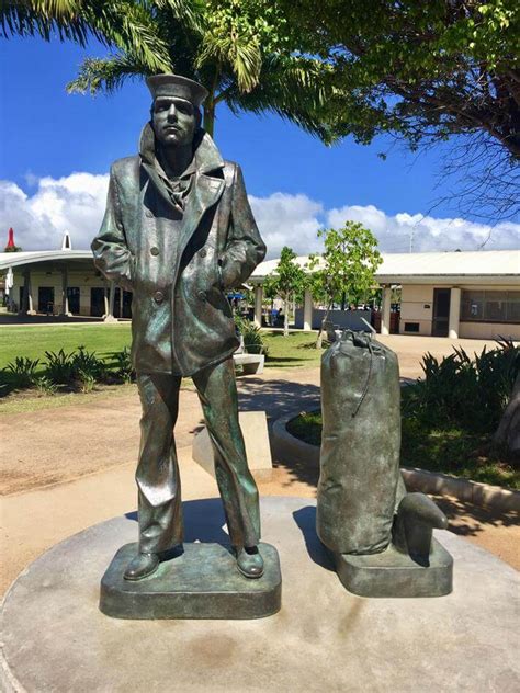 Outdoor Public Life-Size High-Quality Bronze Standing Unique Hands in Pockets Navy Lone Sailor ...