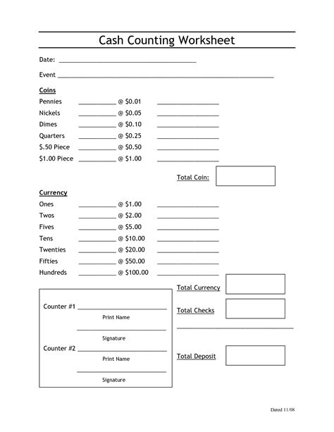 till sheet template - Google Search | Balance sheet template, Counting worksheets, Balance sheet