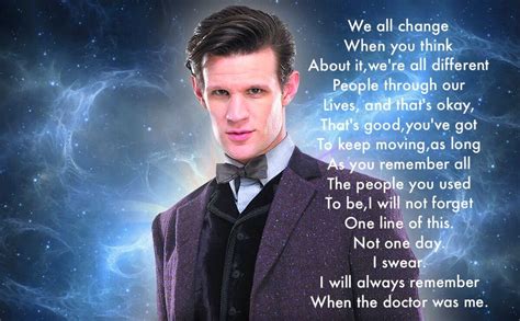 Matt smiths eleventh doctor regeneration speech Twelfth Doctor, Eleventh Doctor, Doctors Series ...