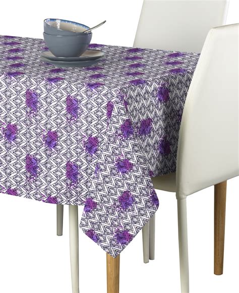 Purple Spotted Ikat Tablecloth 60"x120" - Walmart.com - Walmart.com