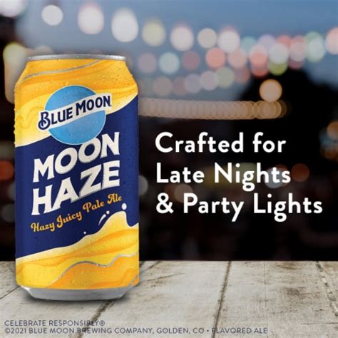 Blue Moon Moon Haze Pale Ale Beer, 12 cans / 12 fl oz - Kroger