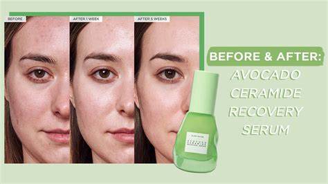 glow recipe avocado ceramide recovery serum trial size - 5 ml - Micheal ...