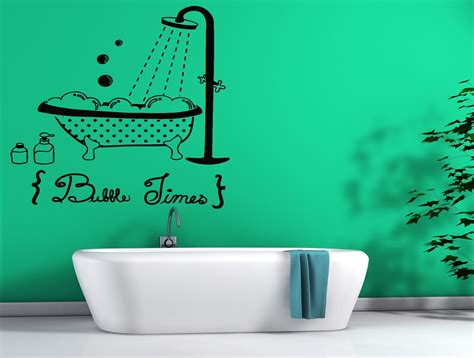 Vinyl Decal Decor for Bathroom Wall Sticker Bath Bathing Shower Bathtu — Wallstickers4you