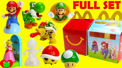 2017 Super Mario McDonald's Happy Meal Toys Full Set | Doovi